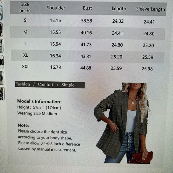 Black blazer from Amazon - Picture 5 of 6